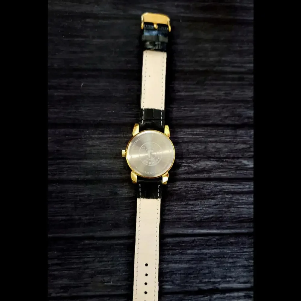 Vintage Roamer Brevete Swiss Mens Manual‎ Watch Gld Blk Blk